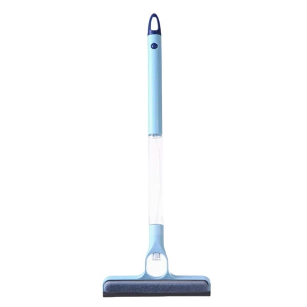 4-in-1 Window Cleaning Tool, Spray Squeegee Scrubber Wiper for Surfaces