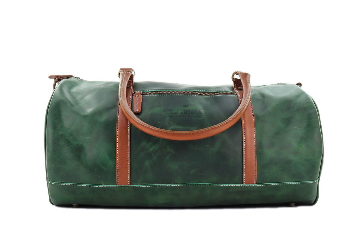Emerald Green Genuine Leather Travel Bag Buy Online in South Africa
