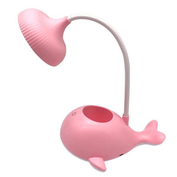 Cartoon Lovely Multi-Functional Desk / Reading Lamp With USB Port - Whale