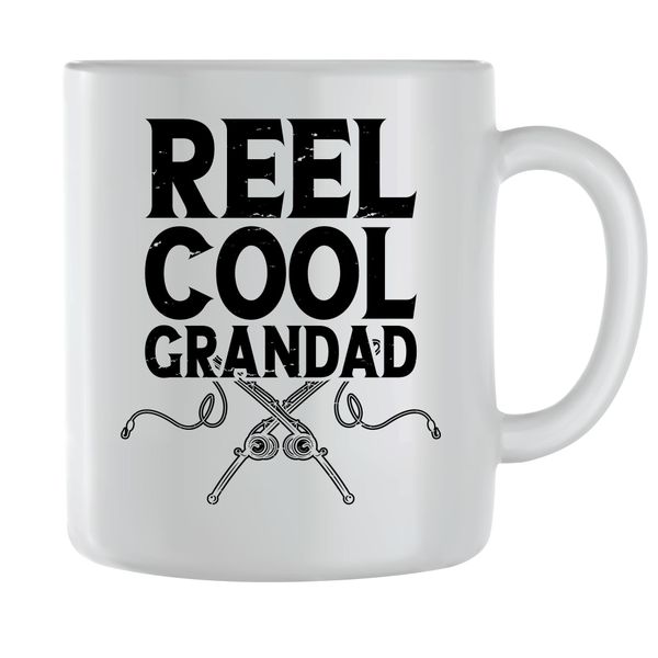 Reel Coffee Mugs for Men Women Trendy Fishing Lover Graphic Cup Present 196