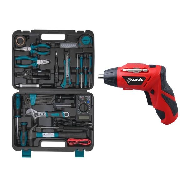 Bort - Electrical Tool Kit - 30 Piece &amp; 12 Piece Cordless Screwdriver