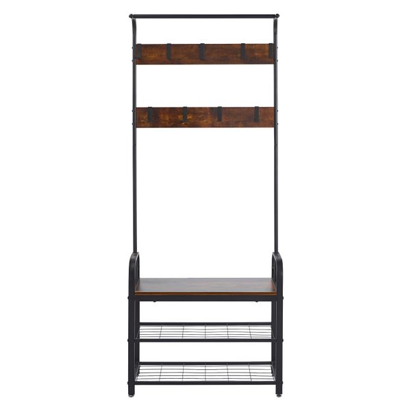 Reception Hall Entrance Storage Rack With Multiple Hooks