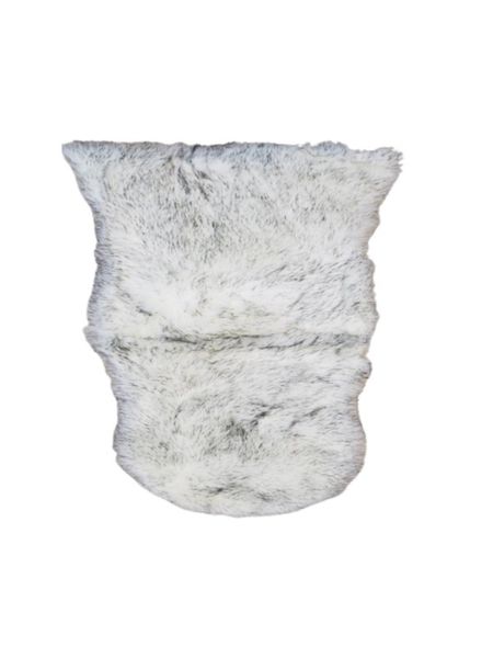 Sheep Skinned Rug - Black And White