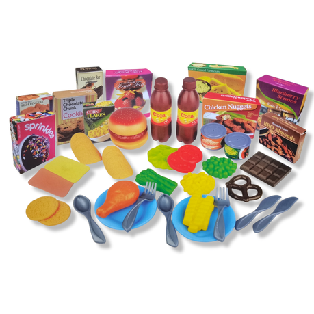 Slice and best sale play food set