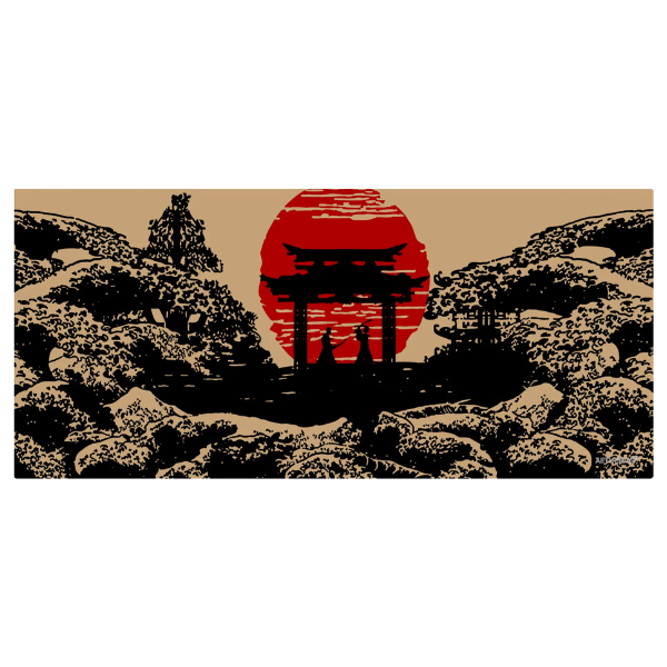 Zen Serenity XL Extended Anti-Slip Mouse pad for Gaming, Office, Laptop,PC