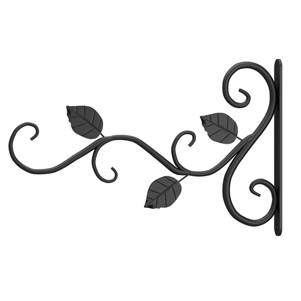 Garden Home Decor Wall Mounted Hanging Flower Pot Hook - Leaf