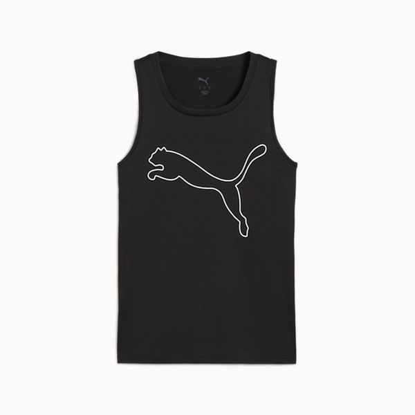 Puma Women's Essential Sleeveless Big Logo Training Tank - Black