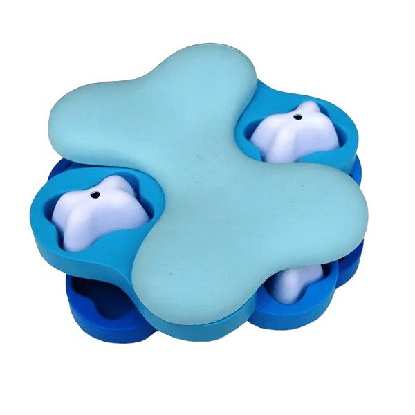 Nina Ottosson Dog Tornado Interactive Treat Puzzle - Blue