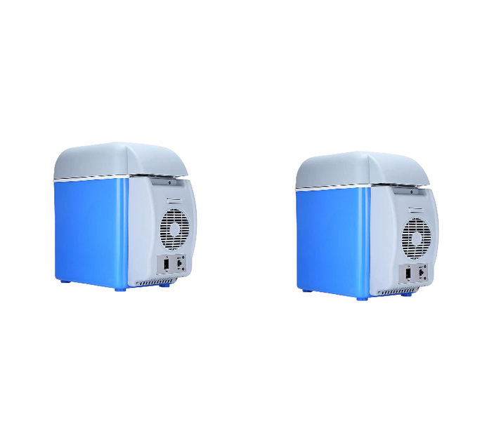2 Pack-Portable Car Refrigerator 7.5-Liter Mini Fridge