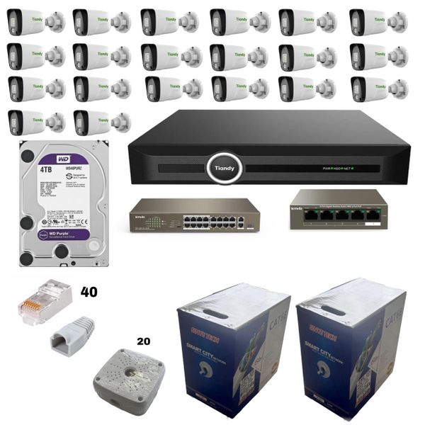 Tiandy 20-Channel Ip Kit