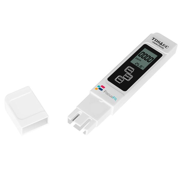 FocusFit 3-in-1 TDS EC Multifunctional Digital LCD Water Quality Tester