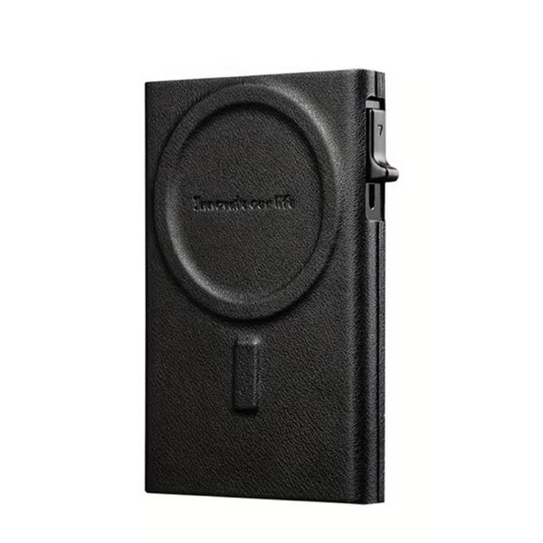 Wallet Strong Magnetic Leather Cards Wallet