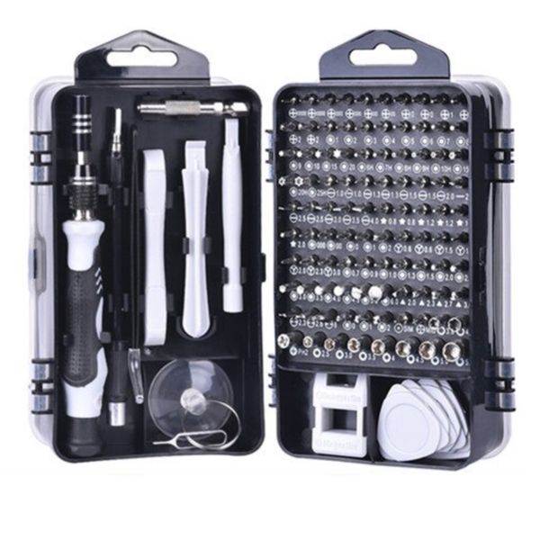 Computer Tools Set 115 In 1 Screwdriver Set Magnetic Screwdriver Bits