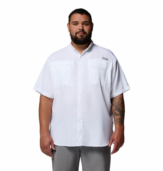 Columbia Men's Tamiami II Short Sleeve Shirt White Big &amp; Tall