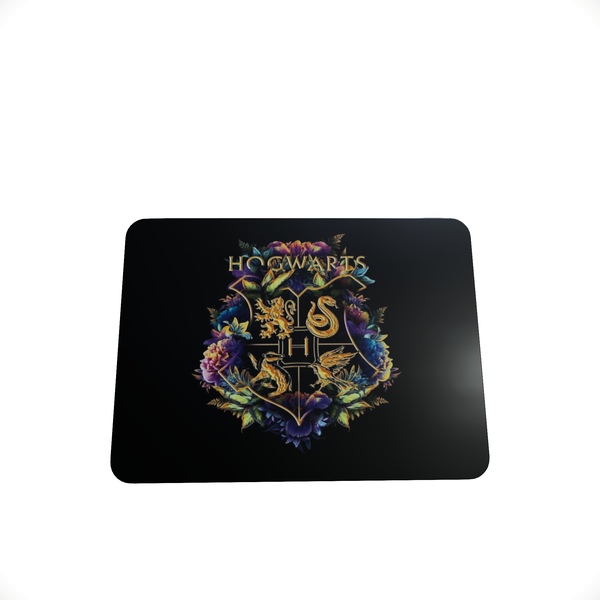 Harry Potter - Hogwarts Black Logo - Mouse Pad