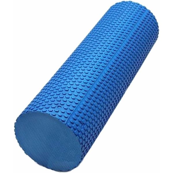 Foam Roller for Yoga, Muscle Recovery &amp; Back Massage ( 90×15cm ) - Blue