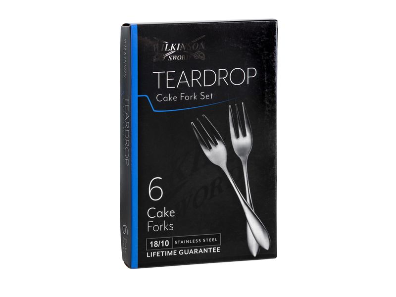 Wilkinson - Sword 18/10 Teardrop Cake Fork Set - Set of 6