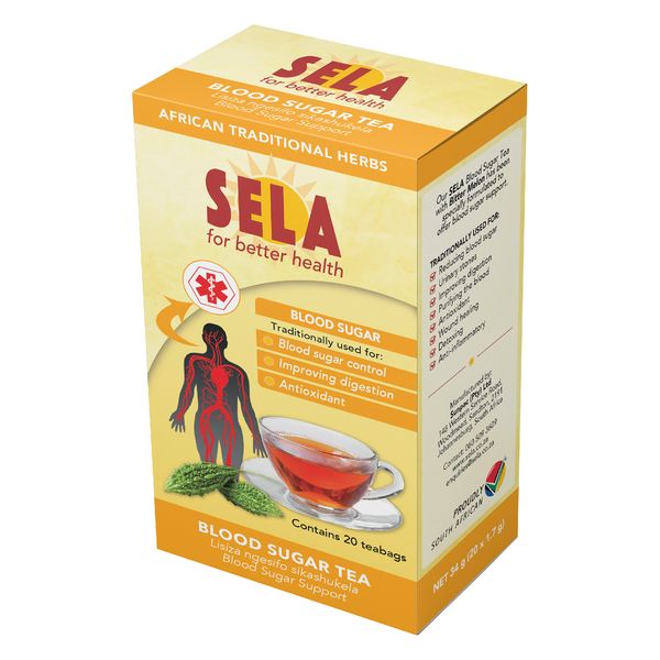 SELA Blood Sugar Tea Natural Herbs with Rooibos