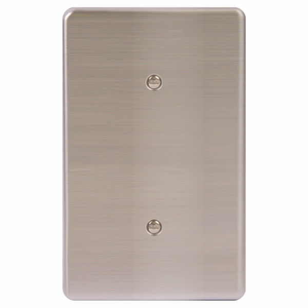 LESCO, 4x2 Blank Cover Stainless Steel