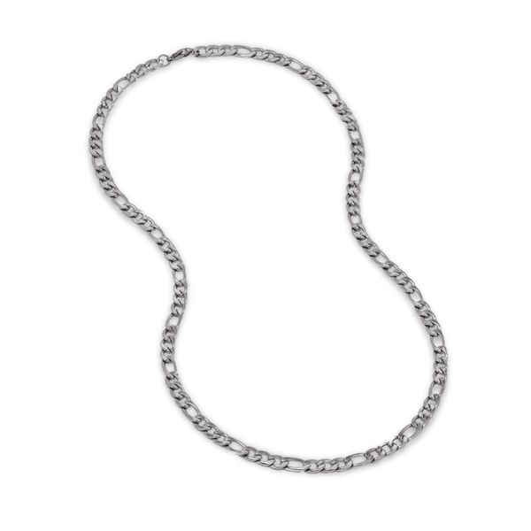 Xcalibur Stainless Steel 55cm Figaro Chain