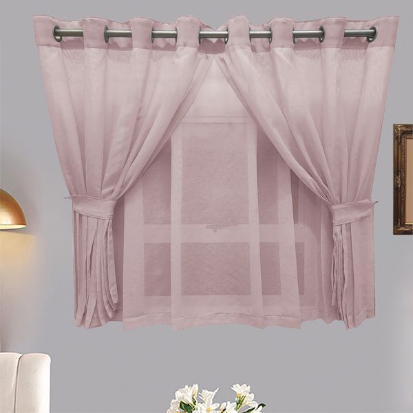 Mystic Voile - Pink - Eyelet image