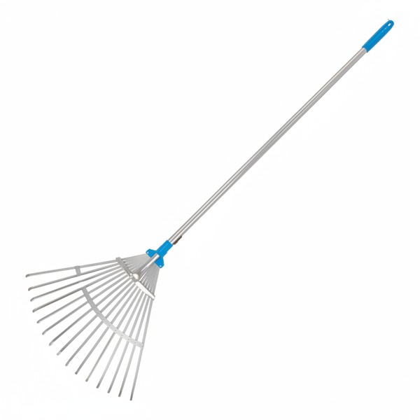Adjustable Garden Rake with Ergonomic Handle