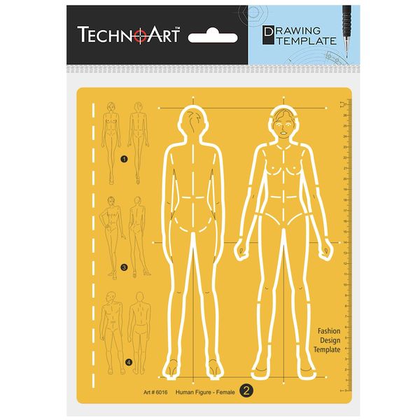 TechnoArt Template Human Figure Female 2