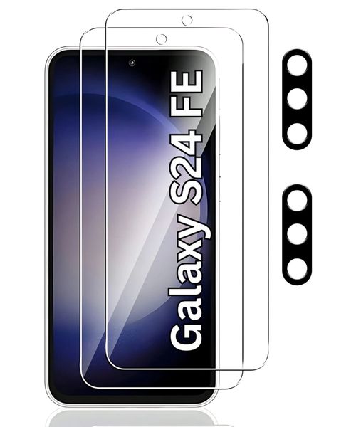 Glass Screen Protector Kit Compatible With Galaxy S24 FE