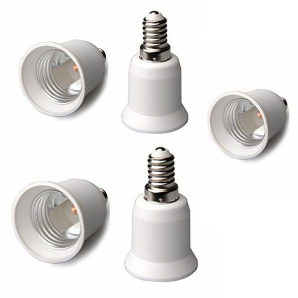 E14 Mini Screw Type to E27 Screw Type Lamp Holder Converter (5 Pack)