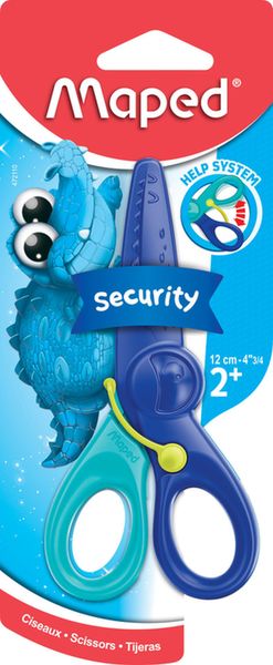 Maped KidiPulse Plastic 12cm Scissors - 12 Pack