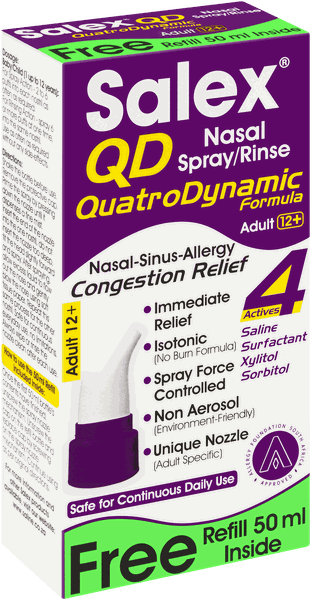 Salex Qd Adult Nasal Spray/Rinse