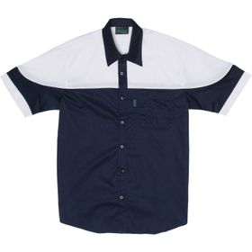 Javlin - Men's Two Tone Pit Shirt - Navy & White | Shop Today. Get it ...