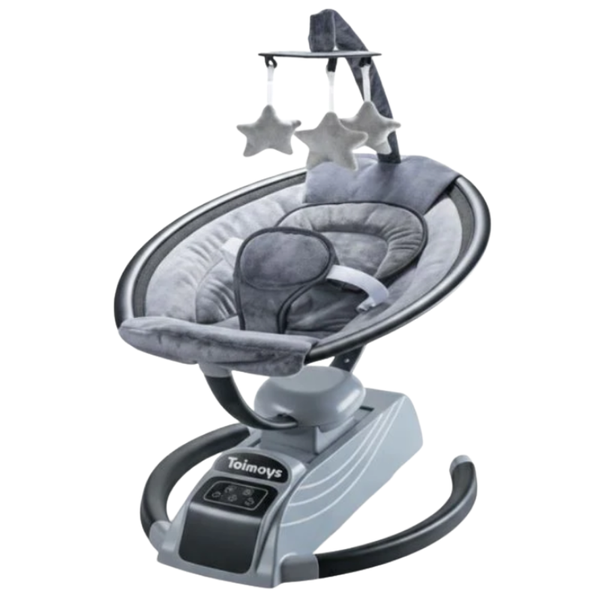 Electric Baby Rocker &amp; Soothing Swing Chair with Toy Mobile