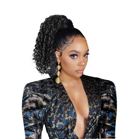 Curly Ponytail Extension Drawstring Ponytails | Buy Online in South Africa  
