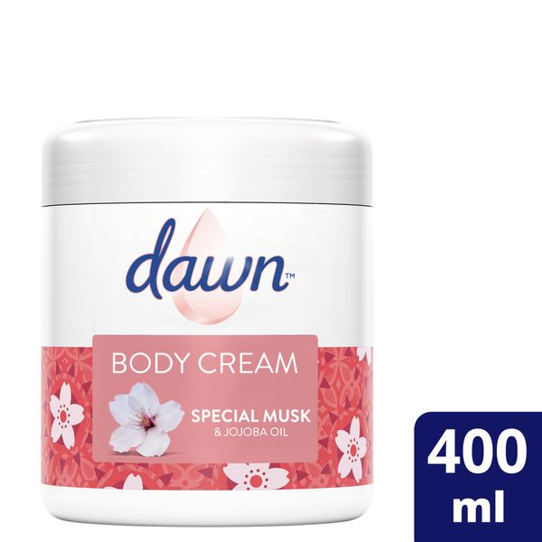 Dawn Special Musk and Jojoba Oil Silky Body Cream for Soft Skin 400ml