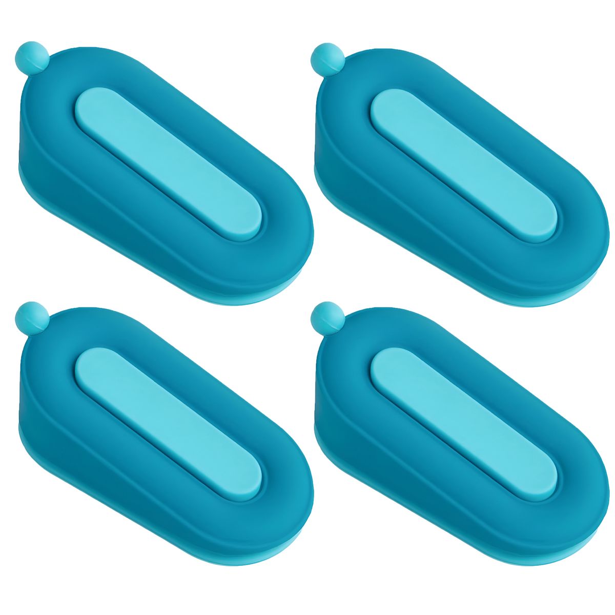 Four Piece Anti-Collision Door Stop Set - Three Colours to Choose from