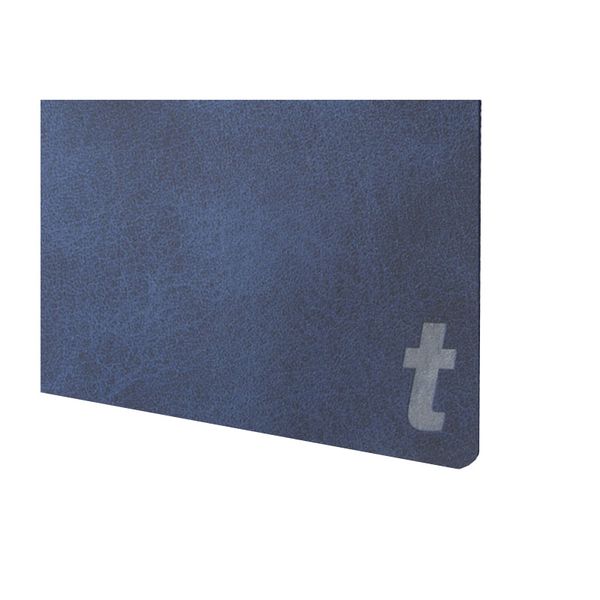 LaserLeather Navy/Silver 0.65mm, 813x508mm