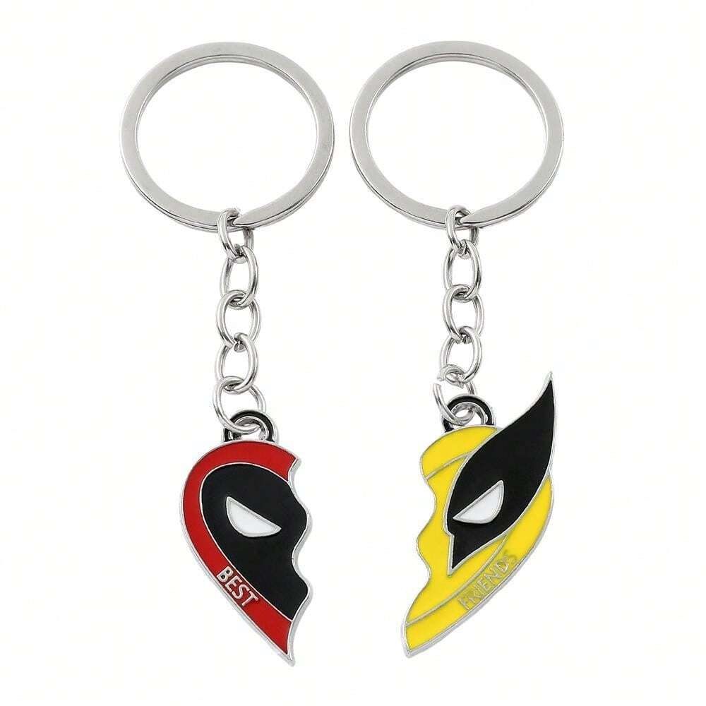 Deadpool and Wolverine Friendship Keyrings