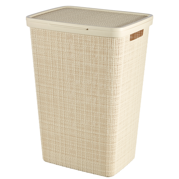 Curver by Keter - Jute Laundry Hamper Oasis White