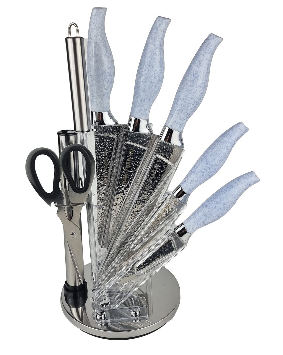 7 Piece Knives Sets with Acrylic Knives Stands Buy Online in South