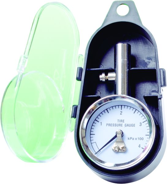 Moto Quip Heavy Duty Metal Tyre Pressure Guage - Ansi Grade B Accuracy