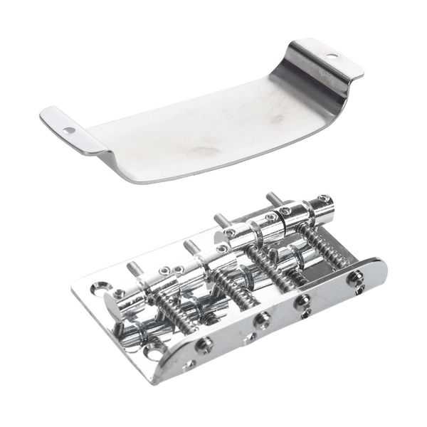 Silver Vintage Jazz Bass Pickup Cover