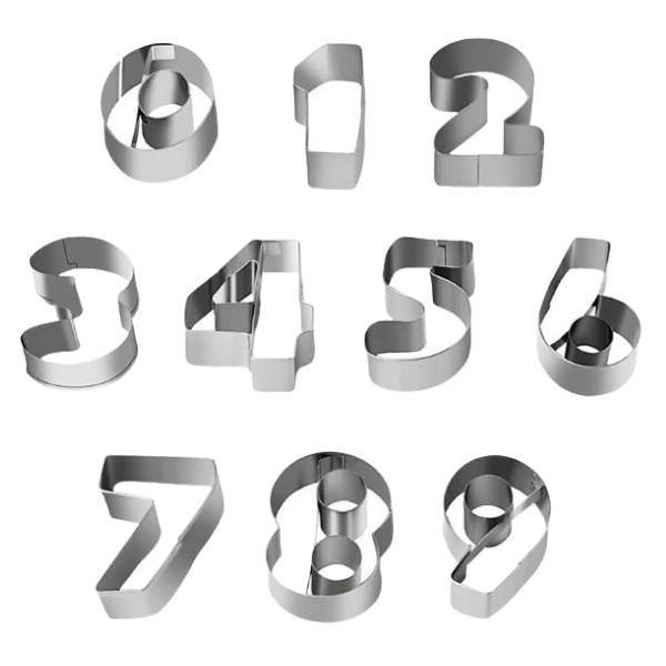 O'lala - Number Cookie Cutter Set - 9 Piece