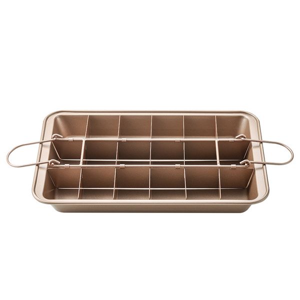 Brownie Baking Tray, Square Non Stick Cake Mold Thickened Baking Tool