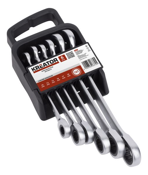 Kreator - Ratchet Spanner Set - 6 Pieces