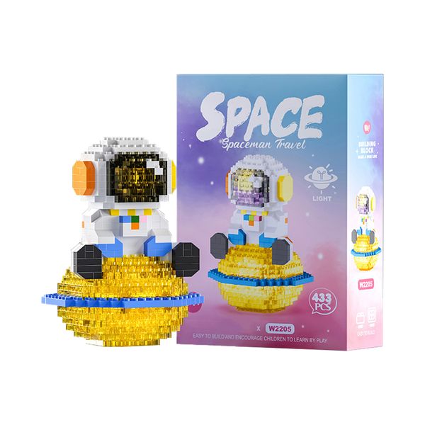 Luminous Astronaut LEGO-Compatible Building Blocks Toy 433pcs