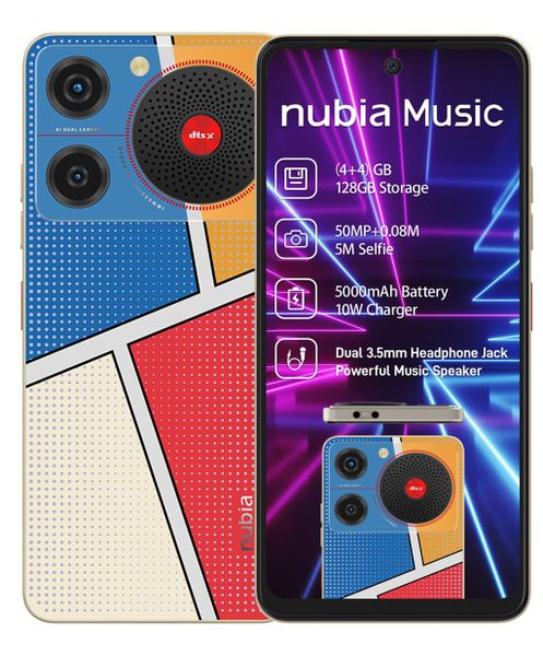 Nubia Music 128GB Dual Sim - Pop Art