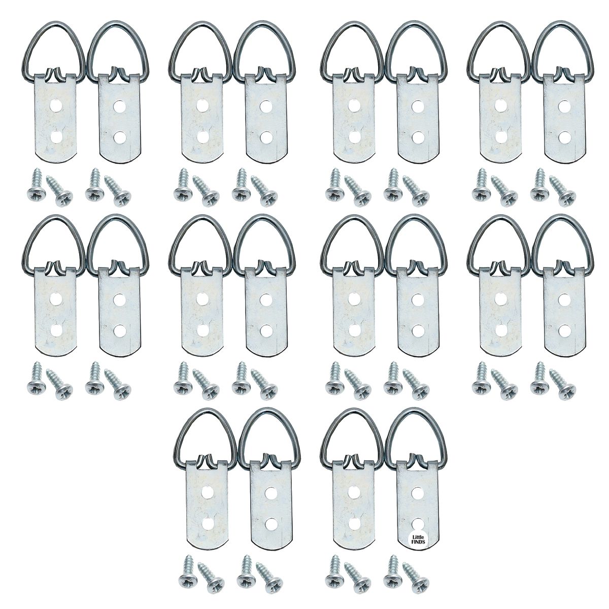 Strap Hanger - Medium - Framing/Mirror Hooks - Set of 10 - Little Finds