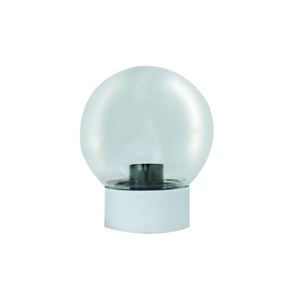 ACDC - 6 Inch PVC Ceiling Light Fitting Clear