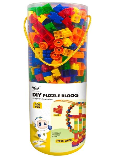 400 Pieces Building Blocks, Diy Puzzle Block Educational toys E0032